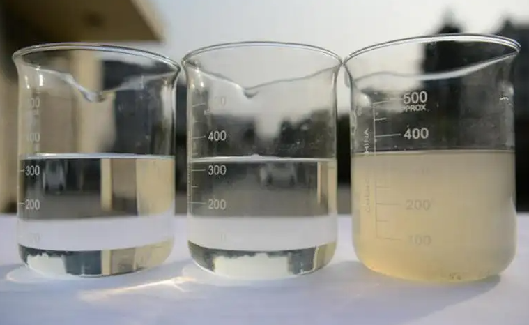 城市生活污水處理絮凝劑效果展示案例